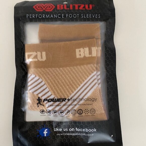 Blitzu Performance Compression Foot Sleeves, size L-XL, New in Original Package - Picture 1 of 7